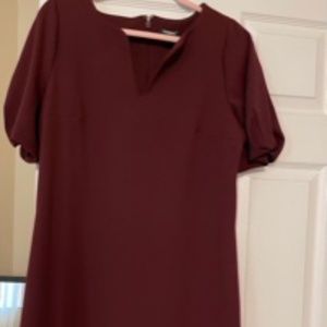 Burgundy Dress